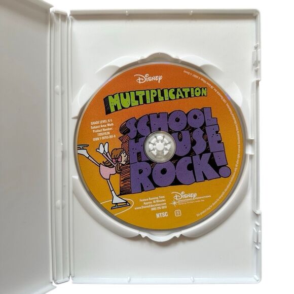 Schoolhouse Rock! Multiplication Rock DVD (Disney 2008, Great Condition) - Picture 2 of 3